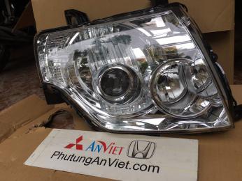 Đèn pha xe mitsubishi Pajero ngân hàng 