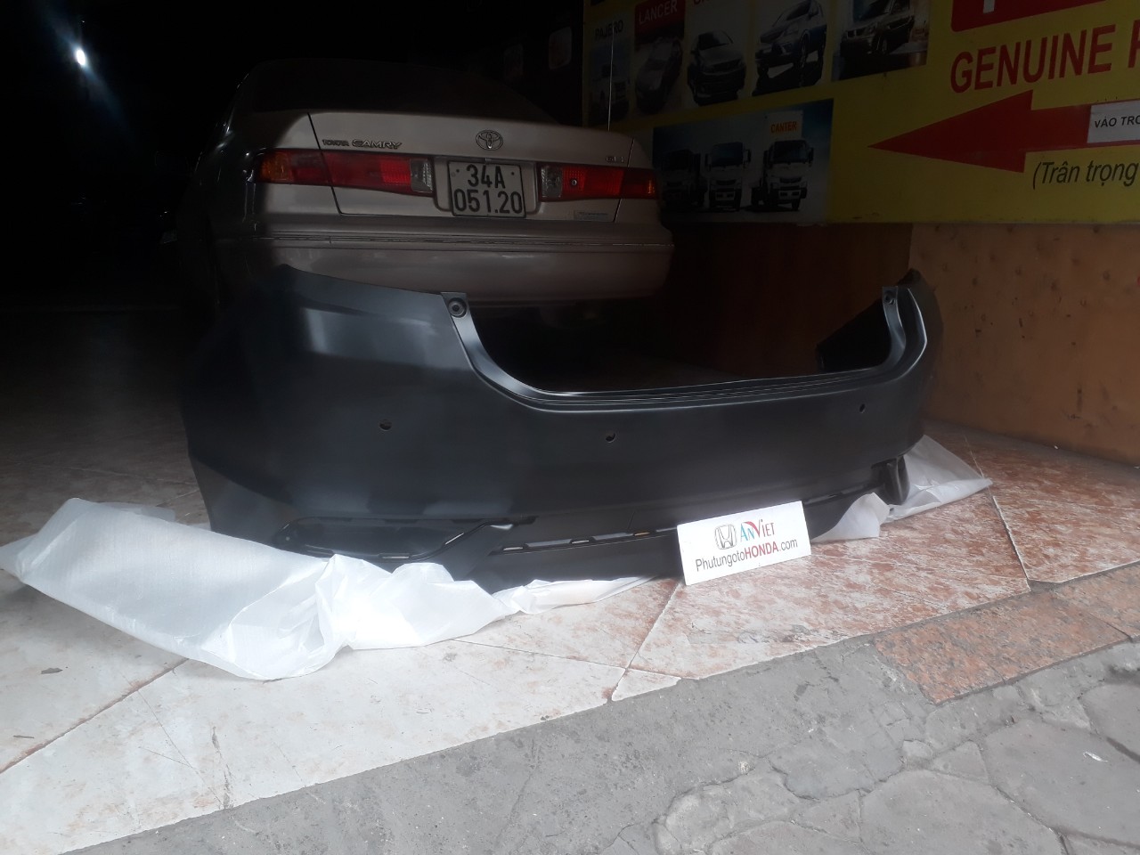 Cản sau xe honda city 2018