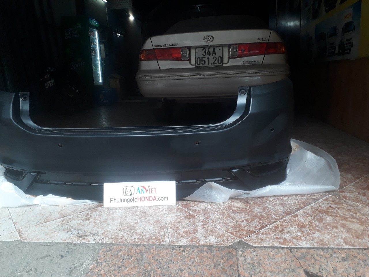 Cản sau honda CITY 2018
