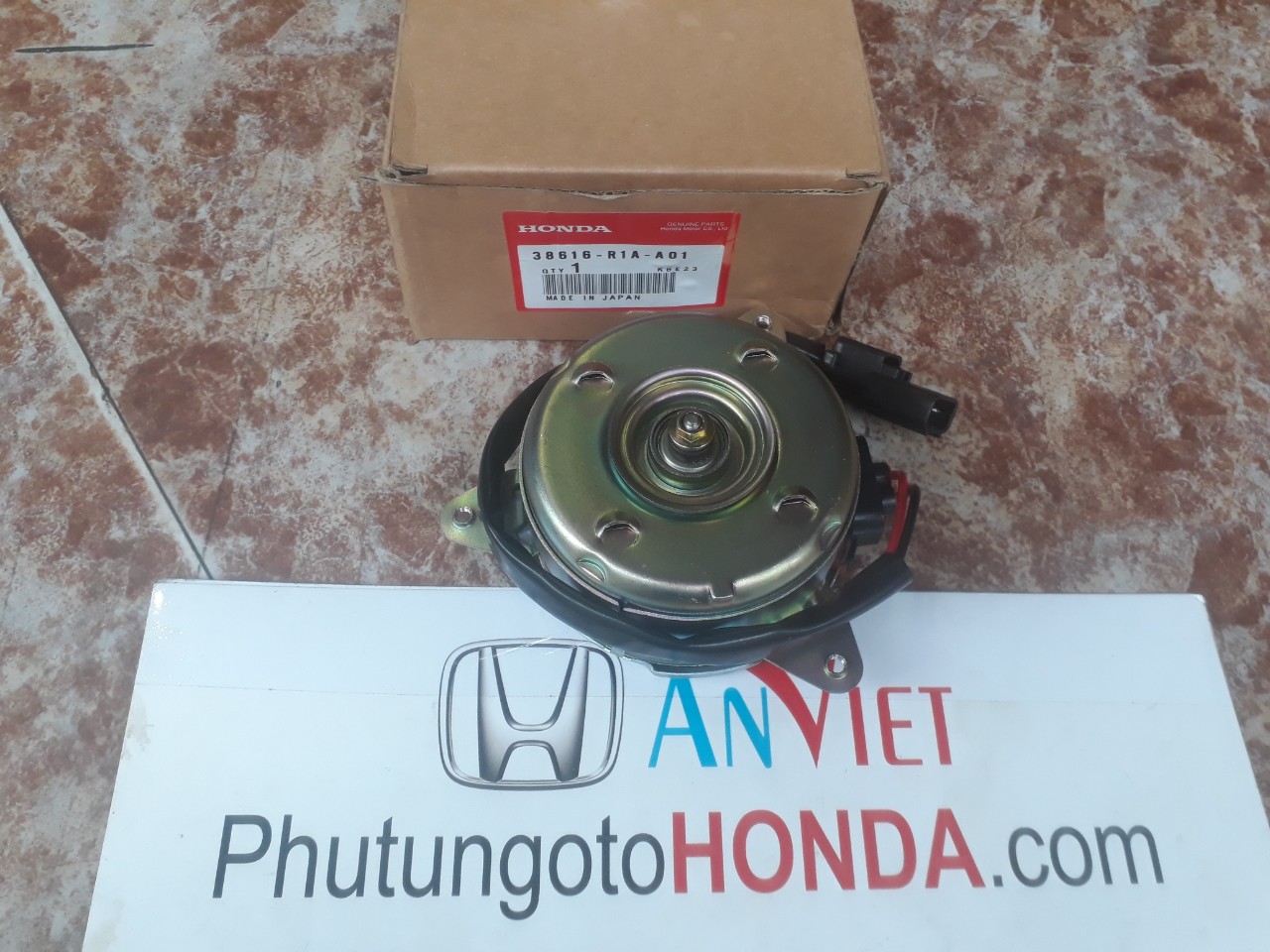 mô tơ quạt làm mát két nước honda city